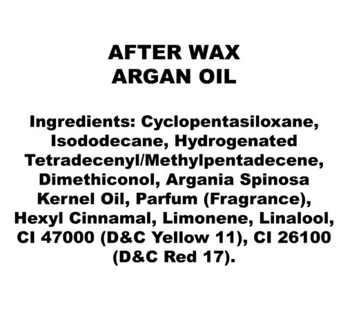 Lotion après épilation à l'huile d'Argan