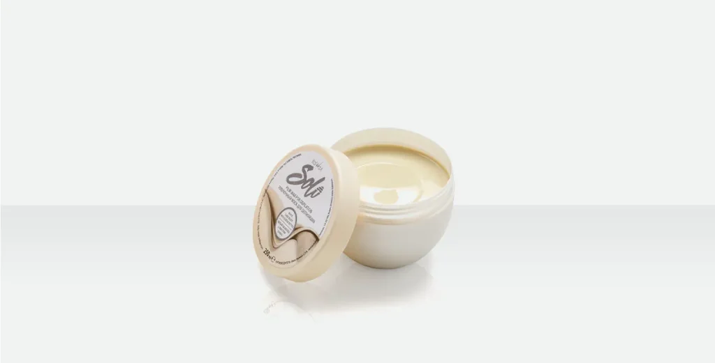 Kit d’épilation maison douce à la cire “Chocolat blanc”