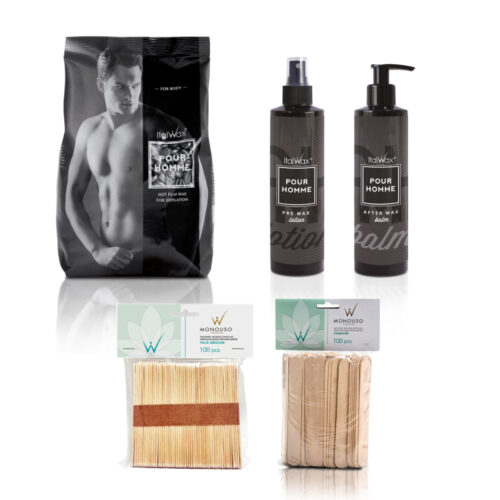 kit epilation homme